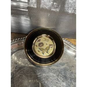 Vintage Collectable 24k Gold Plated Plate Tha Art Of Chokin made in‎ Japan